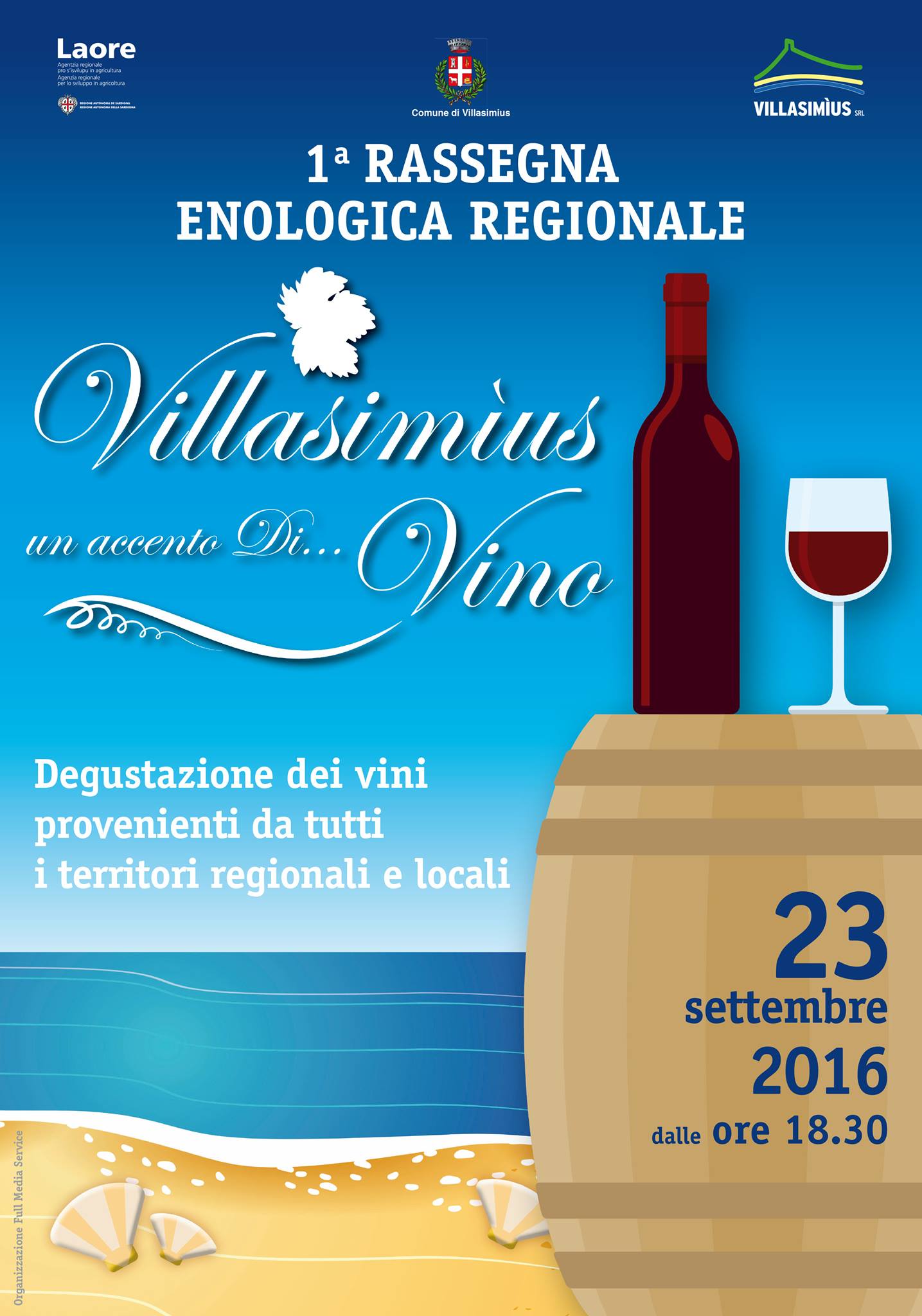 1° RASSEGNA ENOLOGICA REGIONALE "VILLASIMÌUS UN ACCENTO DI VINO"